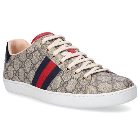 gucci blue stripe trainers|Women's Gucci Ace sneaker with Web in Blue GG Canvas .